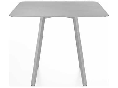 Emeco Su By Nendo Hand Brushed / Clear Anodized 36'' Wide Square Dining Table EMESUTSQ36ALU