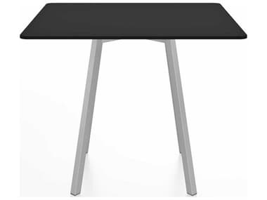Emeco Su By Nendo Clear Anodized 36'' Wide Square Dining Table EMESUTSQ36HPLB