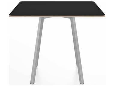 Emeco Su By Nendo Clear Anodized 36'' Wide Square Dining Table EMESUTSQ36LB