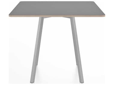 Emeco Su By Nendo Clear Anodized 36'' Wide Square Dining Table EMESUTSQ36LG