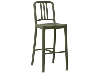 Emeco Outdoor Cypress Green Recycled Plastic Bar Stool EMO11130CYPRESSGREEN