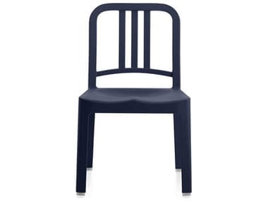 Emeco Outdoor Dark Blue Recycled Plastic Mini Dining Side Chair EMO111NAVYMINIDARKBLUE