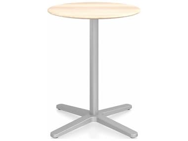 Emeco 2 Inch By Jasper Morrison Round Dining Table with X-Base EMO2INCHCTRDX