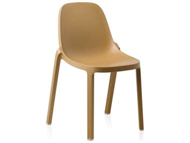 Emeco Outdoor Broom Reclaimed Natural Stackable Dining Side Chair EMOBROOMNATURAL