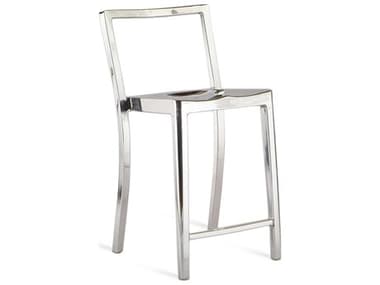 Emeco Outdoor Icon Polished Aluminum Counter Stool EMOICONCTR24P