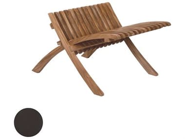 Elk Outdoor Antique Smoke Teak Wood Folding Footrest EO6517515AS