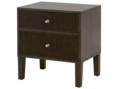 Essentials for Living Bronze Bay 2-Drawers Brown Oak Wood Nightstand ESL5256DBOAK