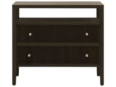 Essentials for Living Bronze Bay 2-Drawers Brown Oak Wood Nightstand ESL5257DBOAK