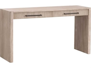 Essentials for Living Traditions Halloway Rectangular Wood Natural Gray Console Table ESL6040NG