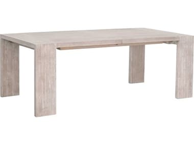 Essentials for Living Traditions Tropea 82-113" Extendable Rectangular Wood Natural Gray Acacia Dining Table ESL6116NG