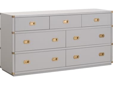 Essentials for Living Traditions 66" Bradley 7-Drawer Double Dresser ESL6132DGRBGLDTEST