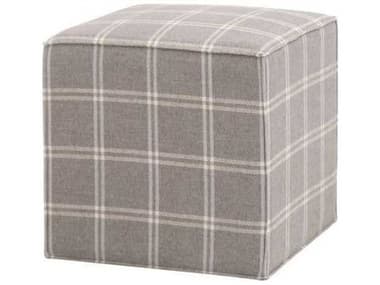 Essentials for Living Essentials Gray Upholstered Ottoman ESL6434WSTO