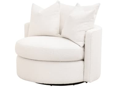 Essentials for Living Stitch And Hand - Upholstery 43" White Fabric Upholstered Sofa ESL6644P.BOUSNO