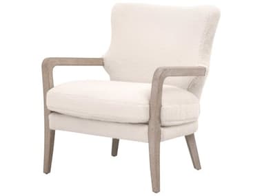 Essentials for Living Stitch & Hand - Dining & Bedroom Calvin Cream Fur Club Chair ESL6645VCRMNG