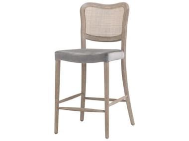 Essentials for Living Stitch & Hand - Dining & Bedroom Cela Upholstered Oak Wood Counter Stool ESL6661CSPDDVNG