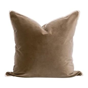 Luxecor Respite Brown Fabric Pillows, Set of 2 LXCRSP29894