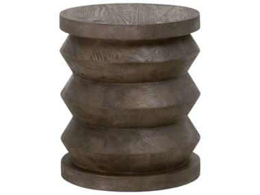 Luxecor Respite Round Wood End Table LXCRSP29933