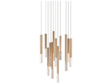 ET2 Diaphane 12-Light Gold Linear Pendant ET2E1103295GLD