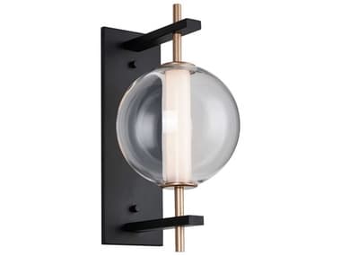 ET2 Axle 15" Tall 1-Light Gold Glass LED Wall Sconce ET2E1104124GLD