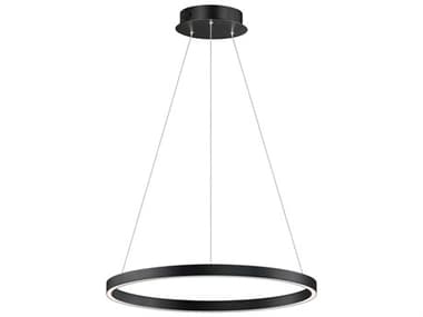 ET2 Groove 1-Light Black LED Pendant ET2E22724BK