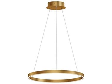 ET2 Groove 1-Light Gold LED Pendant ET2E22724GLD