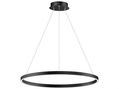 ET2 Groove 1-Light Black LED Pendant ET2E22726BK