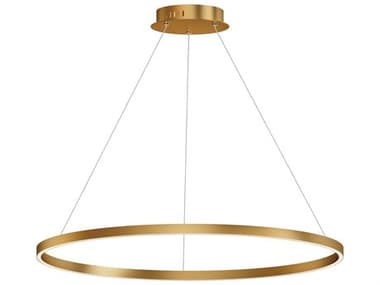 ET2 Groove 1-Light Gold LED Pendant ET2E22728GLD