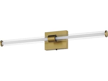 ET2 Fuse 1-Light Natural Aged Brass Vanity Light ET2E2344310NAB