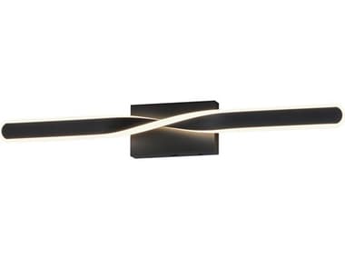 ET2 Pirouette 1-Light Black Vanity Light ET2E24153BK