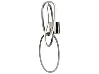 ET2 Unity 3-Light Black Chrome Wall Sconce ET2E24613BC