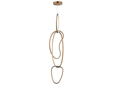 ET2 Unity 4-Light Brushed Champagne Gold Pendant ET2E24617BCN