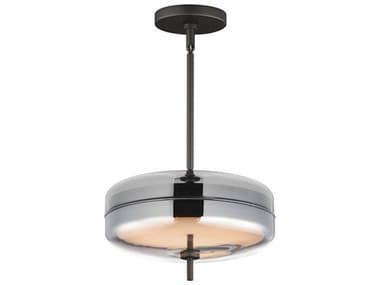 ET2 Voto 2-Light Gunmetal Black Round Mini Pendant ET2E24662138GM