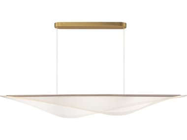 ET2 Manta 1-Light Gold Linear Island Pendant ET2E24718144GLD