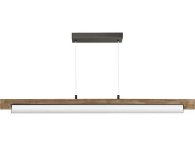 ET2 Joist 1-Light Driftwood Charcoal Gray Linear Island Pendant ET2E24932DWCHL