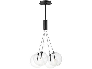 ET2 Burst 4-Light Black Globe Pendant ET2E2508418BK