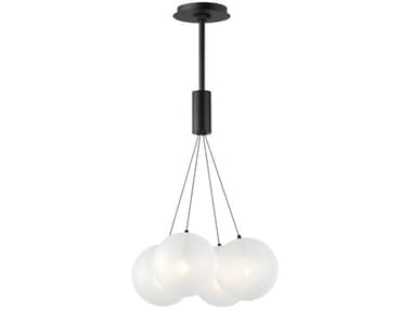 ET2 Burst 4-Light Black Globe Pendant ET2E2508454BK