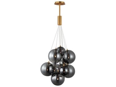 ET2 Burst 9-Light Gold Globe Pendant ET2E25087142GLD