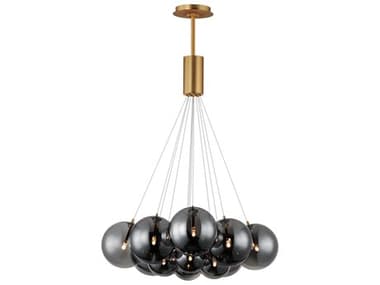 ET2 Burst 12-Light Gold Globe Pendant ET2E25089142GLD