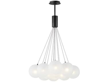 ET2 Burst 12-Light Black Globe Pendant ET2E2508954BK