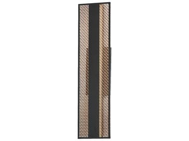 ET2 Interlace 2-Light Outdoor Wall Light ET2E30292ACPBK