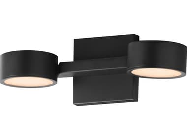 ET2 Embrace 2-Light Black Wall Sconce ET2E30521BK