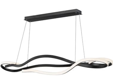 ET2 Serpentine 2-Light Black Island Pendant ET2E30666BK