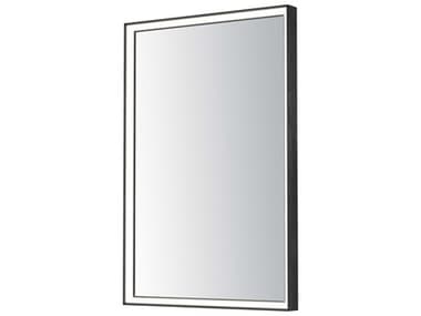 ET2 Bevel Brushed Black Rectangular Wall Mirror ET2E42062BBK