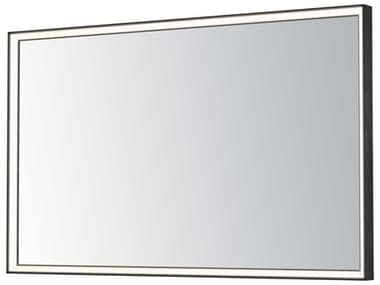 ET2 Bevel Brushed Black Rectangular Wall Mirror ET2E42063BBK