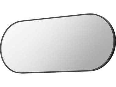 ET2 Elisse Black Oval Wall Mirror ET2E42072BK