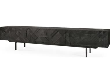 Ethnicraft Teak Black Tv Cupboard ETH10064