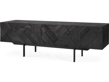 Ethnicraft Teak Black Tv Cupboard ETH10065
