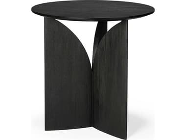 Ethnicraft Teak Black Side Table ETH10193