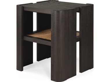 Ethnicraft Teak Dark Brown Side Table ETH10766
