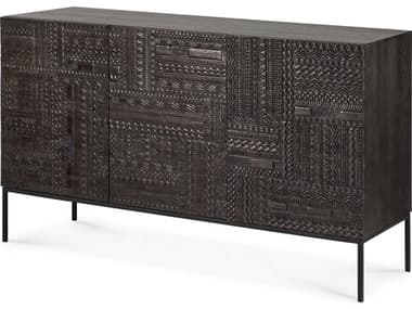 Ethnicraft Teak Black Sideboard ETH12188